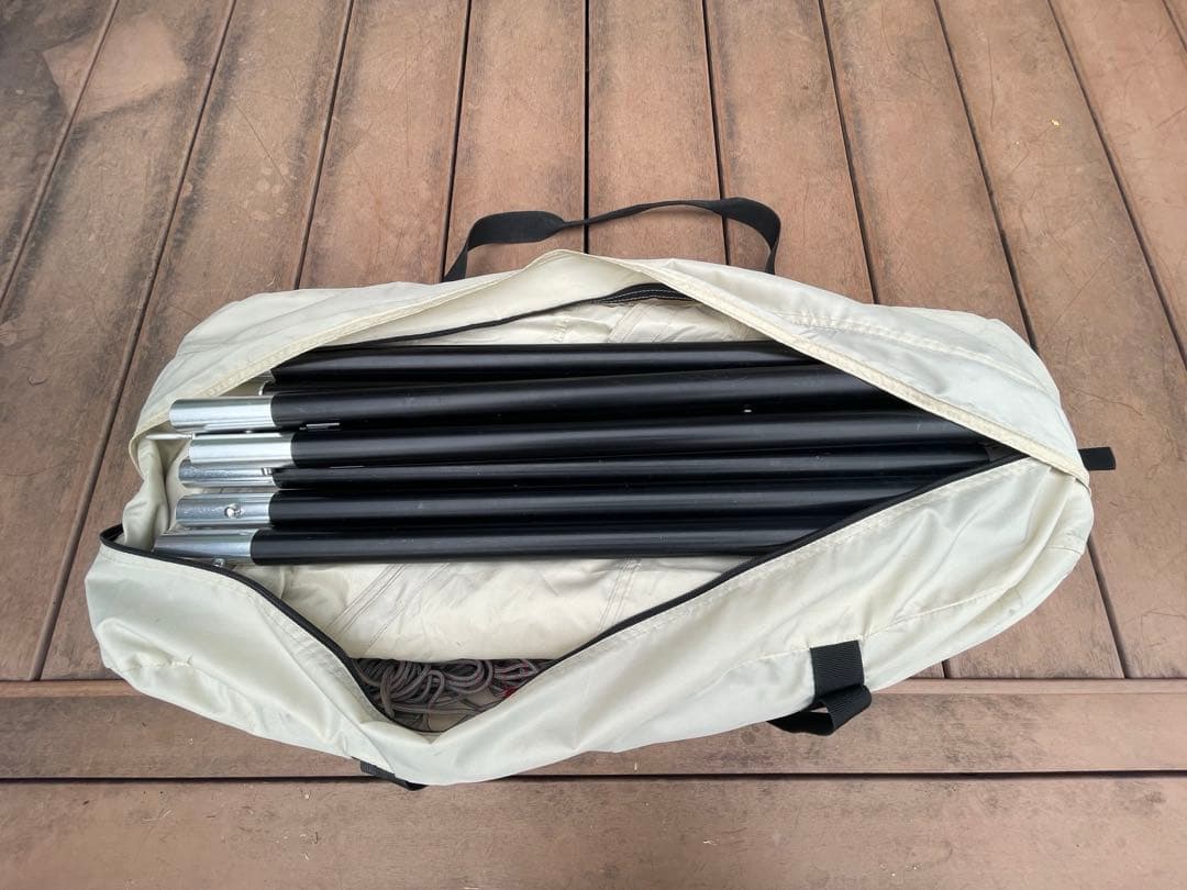 スノーピーク　ヘキサエヴォ pro アイボリー　ポールセット