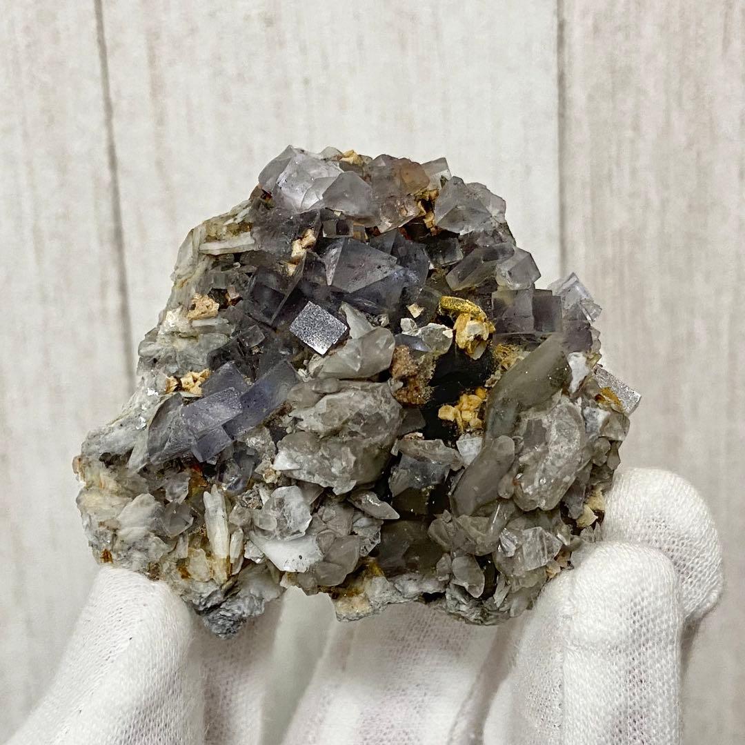 フローライト　バライト　カルサイト　鉱物標本　原石　天然石　ストーン　エミリオ