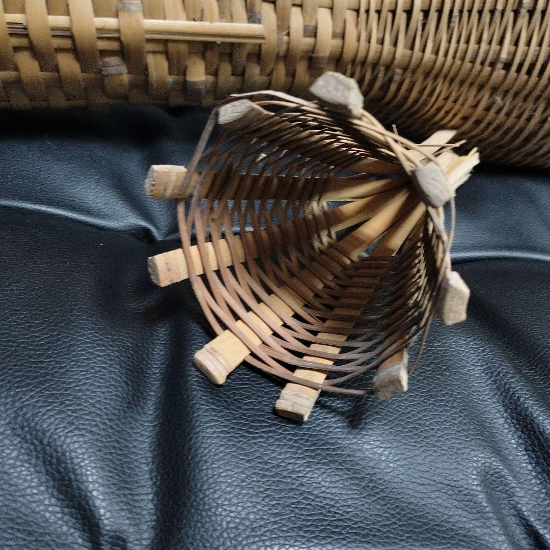 竹筒 うなぎ 仕掛け もんどり 竹籠 昭和 レトロ