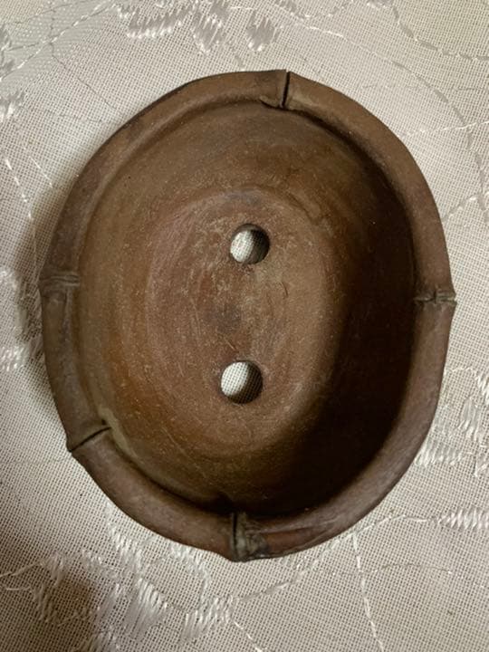 嵐山　楕円　カゴ　盆栽鉢