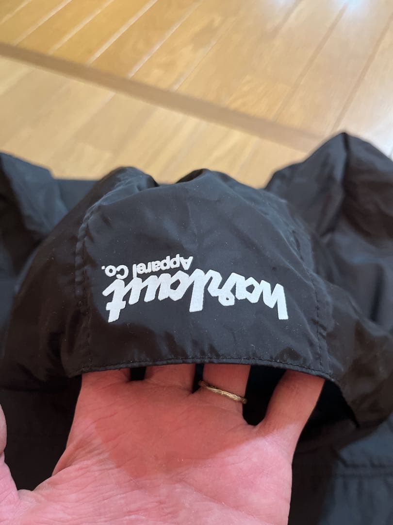 Harlaut apparel ハーロウ アパレル ナイロン アノラックLサイズ