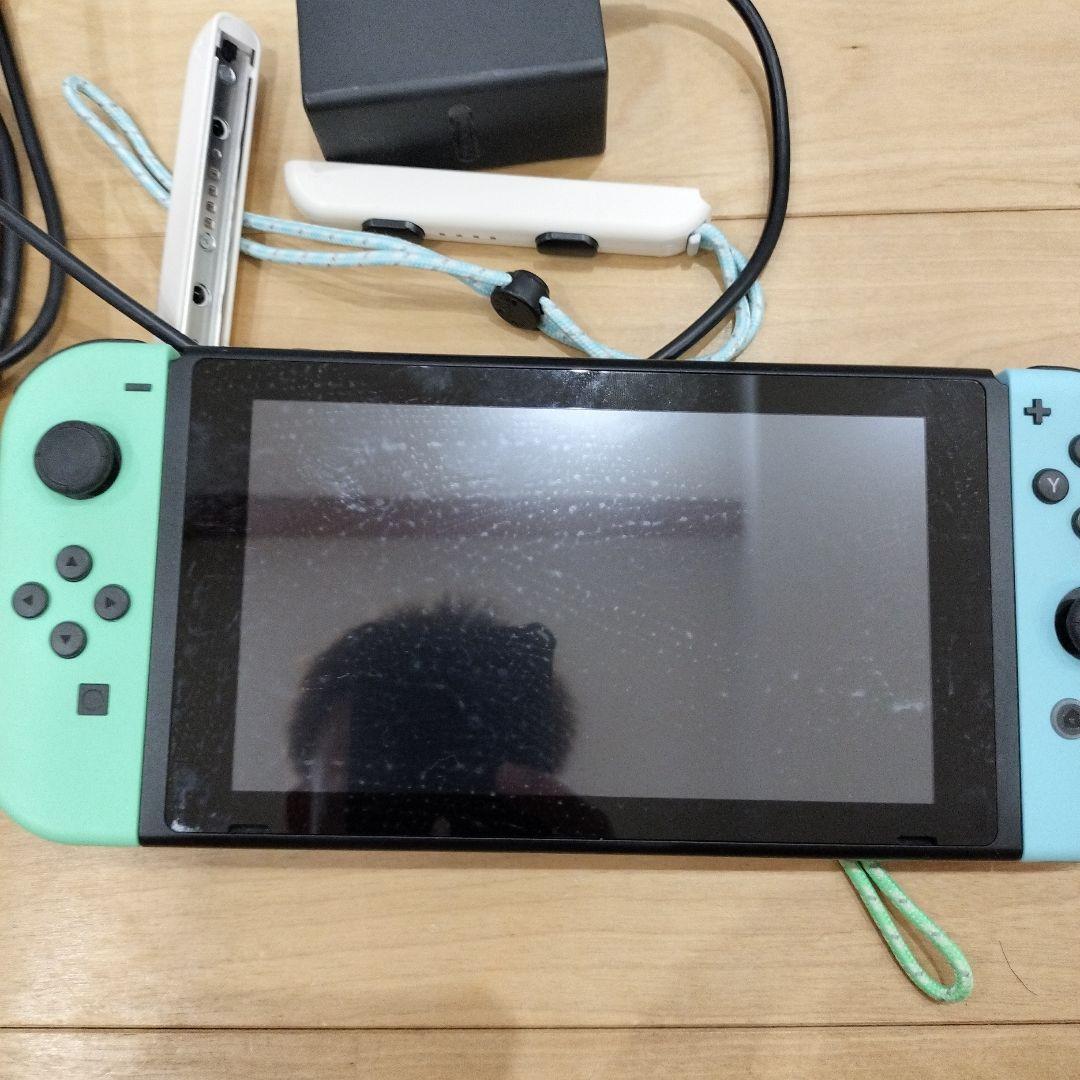 ジャンク品 Nintendo Switch どうぶつの森デザイン