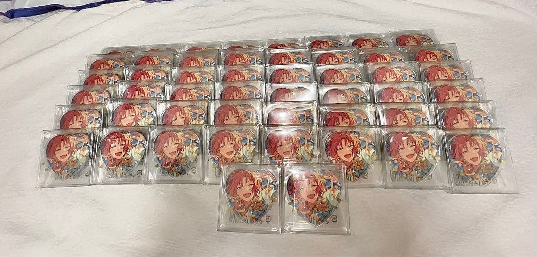 月永レオ ホワイトデー ハート 缶バッジ 50個 新品未開封品