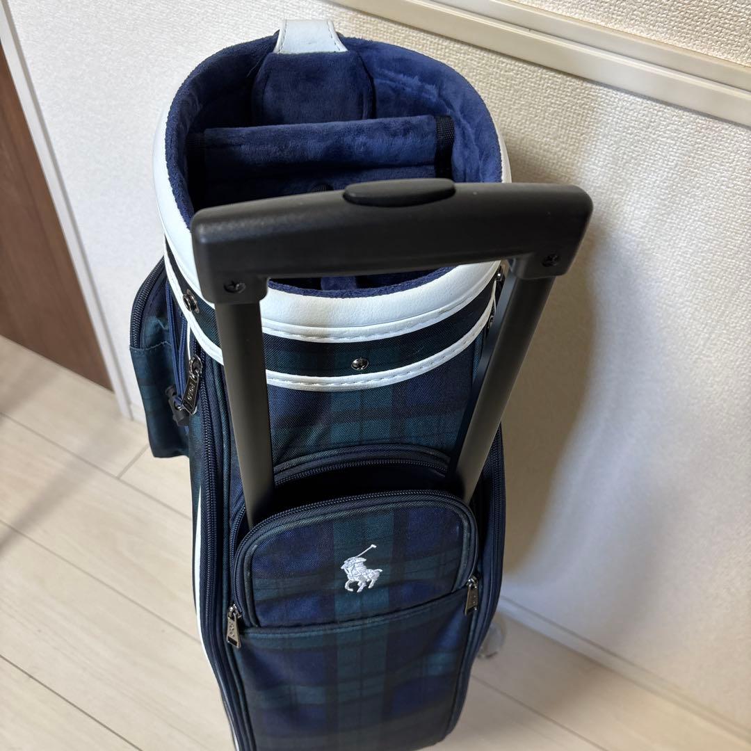 POLO GOLFポロゴルフ キャディバッグ キャスター付き ラルフローレン