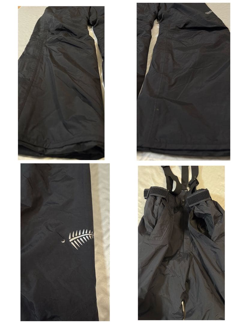 美品　ハヤブサ　FREEKNOT 光電子　防寒着　3L 上下セット　黒　ナイロン