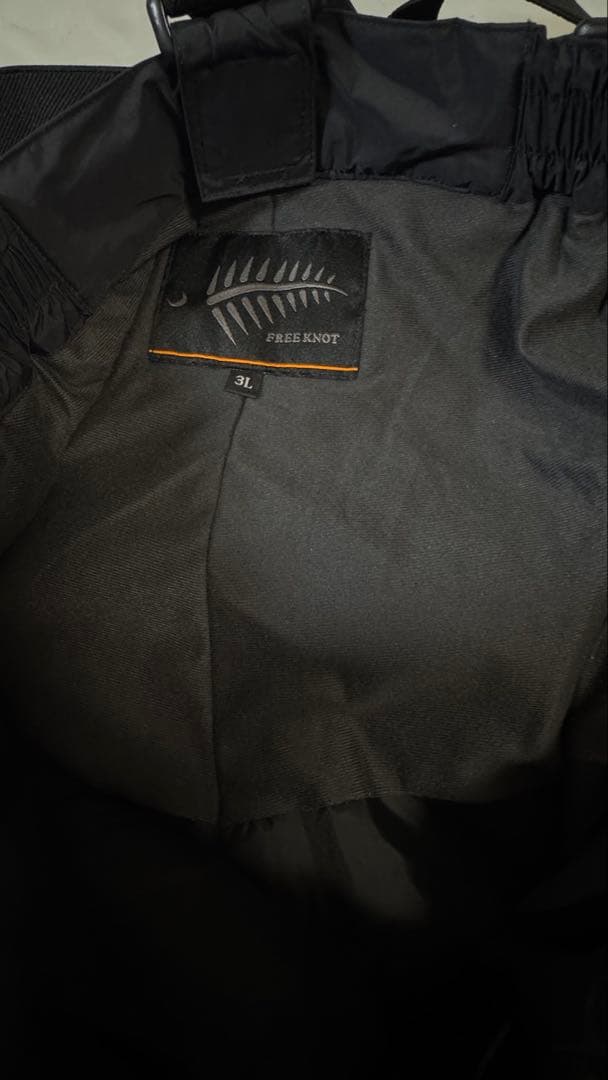美品　ハヤブサ　FREEKNOT 光電子　防寒着　3L 上下セット　黒　ナイロン