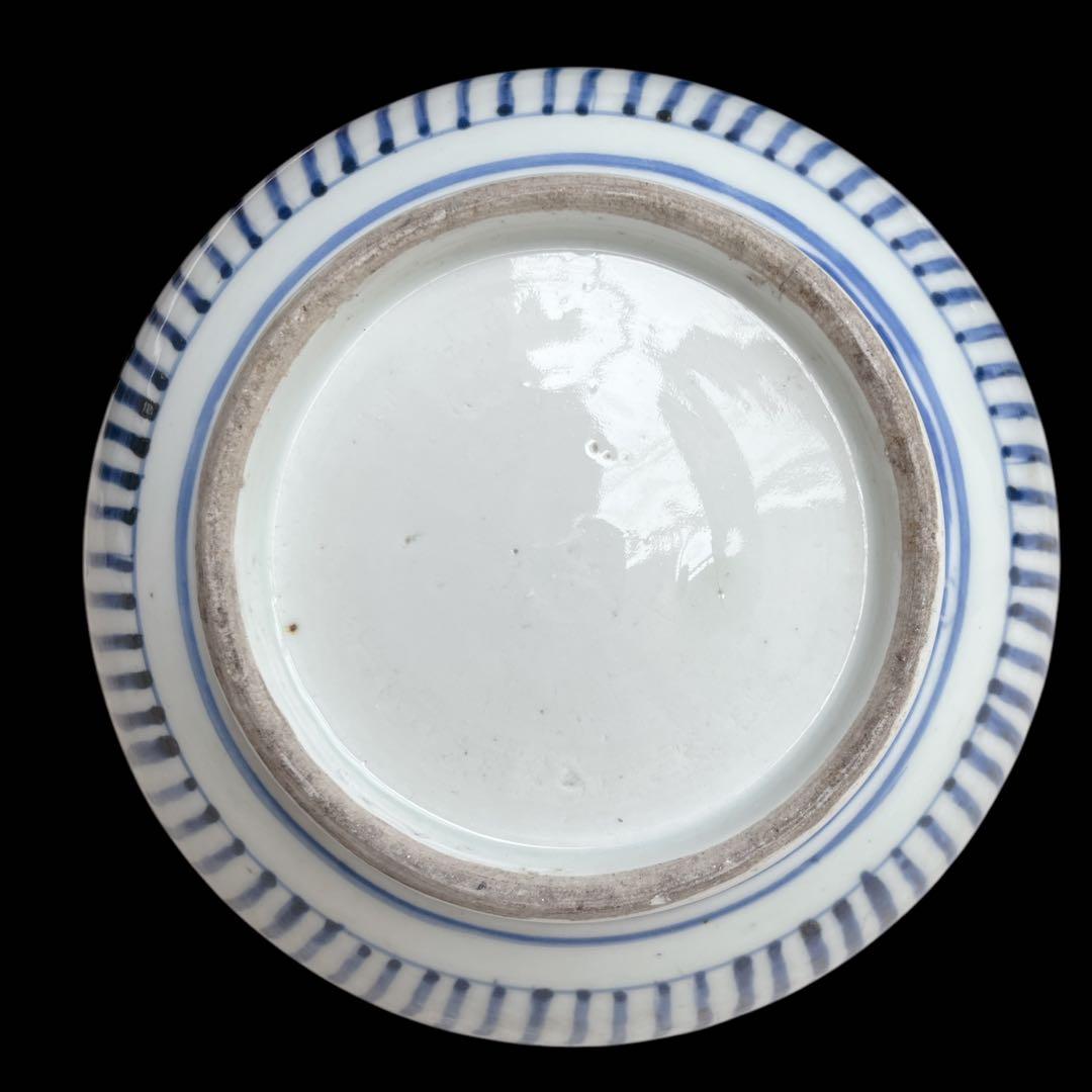 古伊万里 大徳利 花瓶 蛸唐草 染付け 骨董品 アンティーク 陶器 大きいサイズ