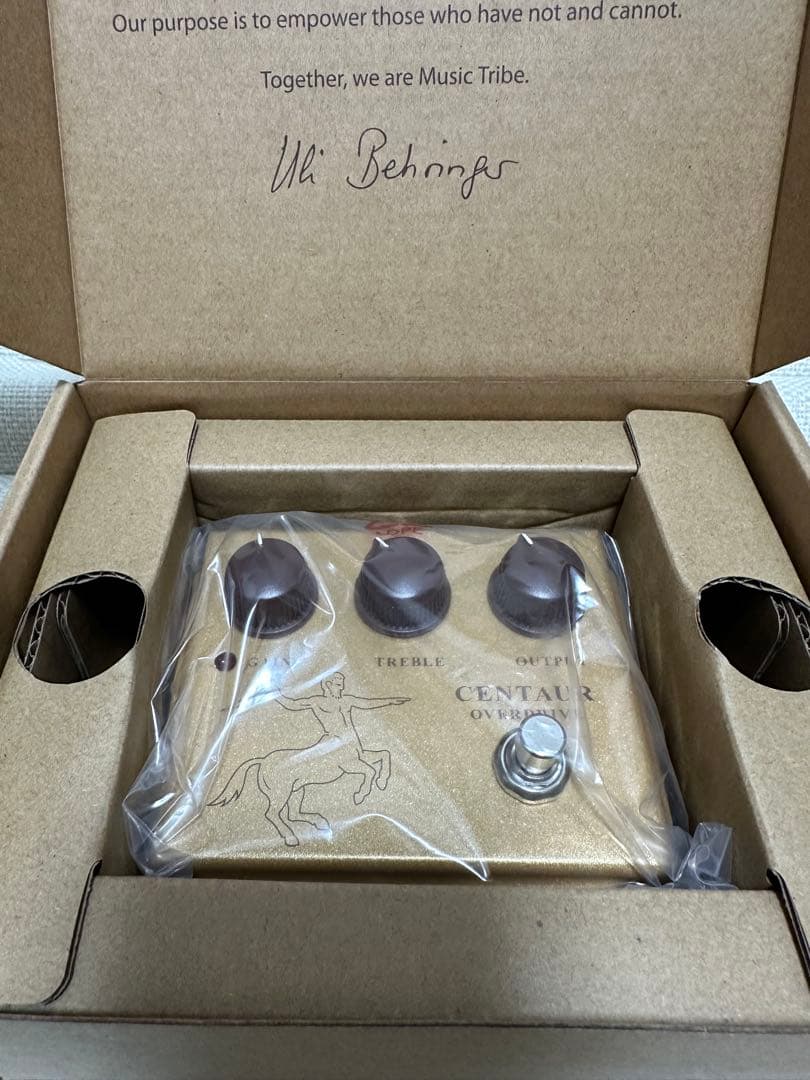 【新品】BEHRINGER CENTAUR OVERDRIVE ①