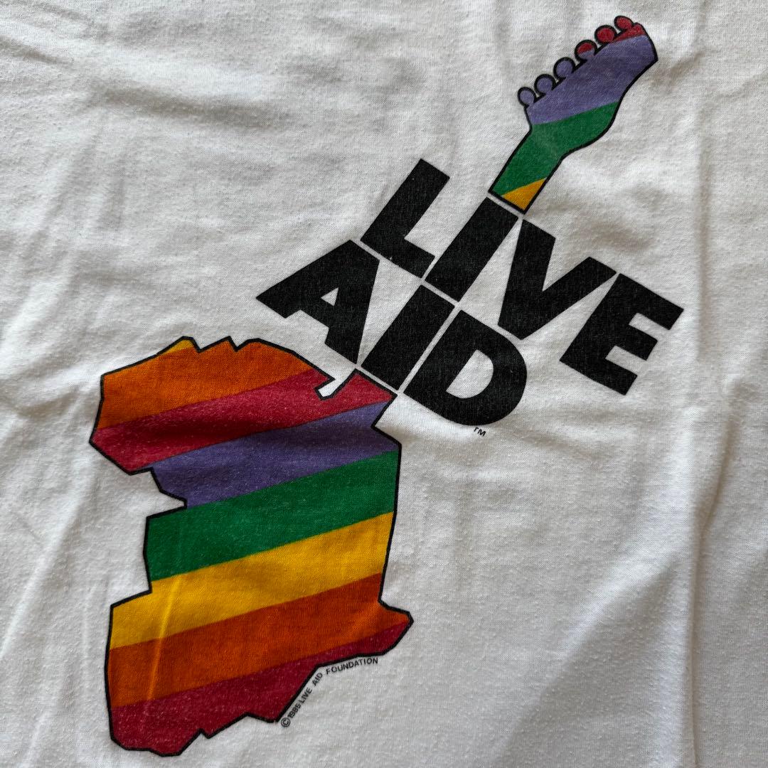 LIVE AID Tシャツ ホワイト