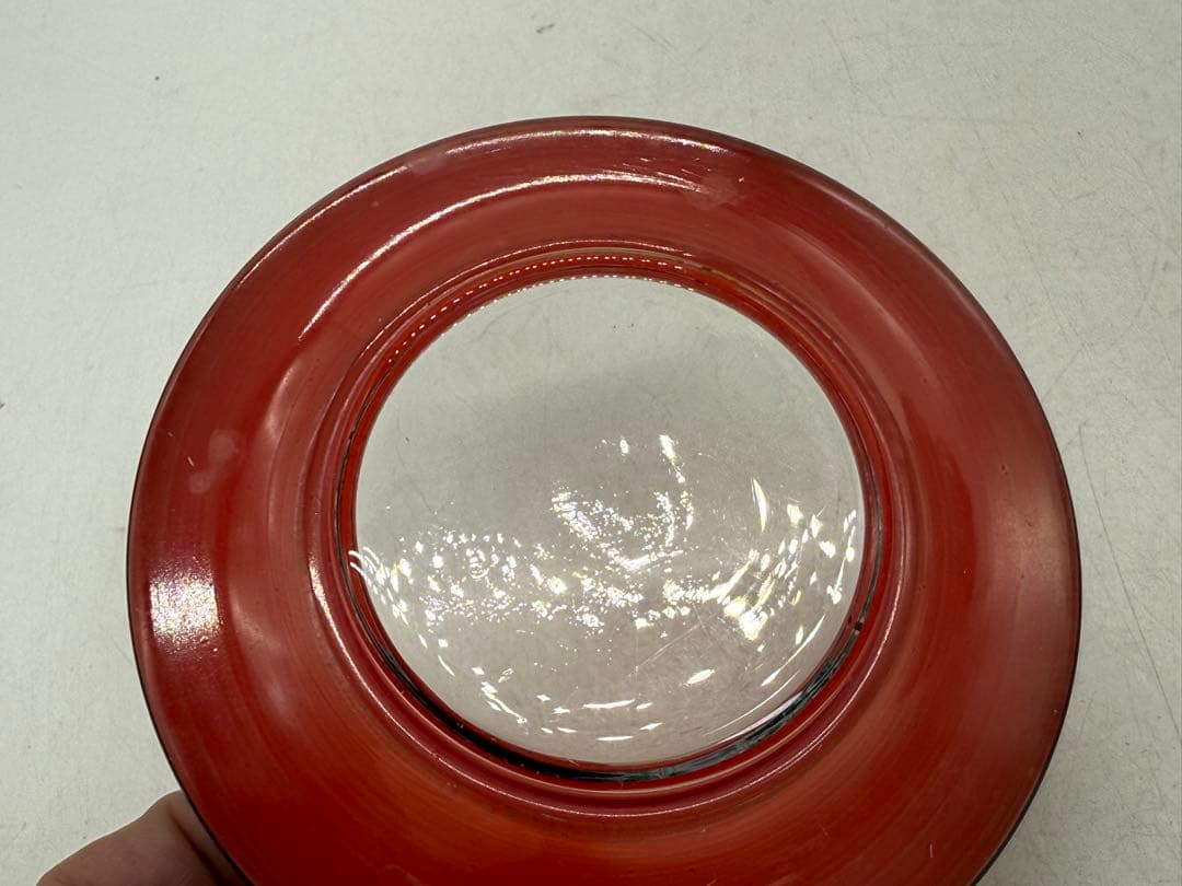 アールデコガラス　白鳥　菓子皿　アンティークガラス　送料込み251031