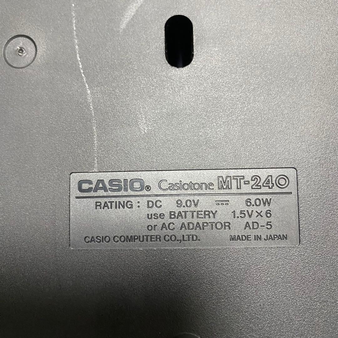 【美品】CASIO Casiotone MT-240 MIDIシンセサイザー