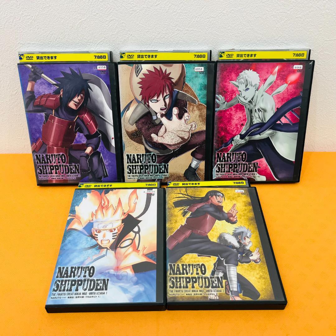 『NARUTO ナルト』 計104巻セット レンタル使用済DVD