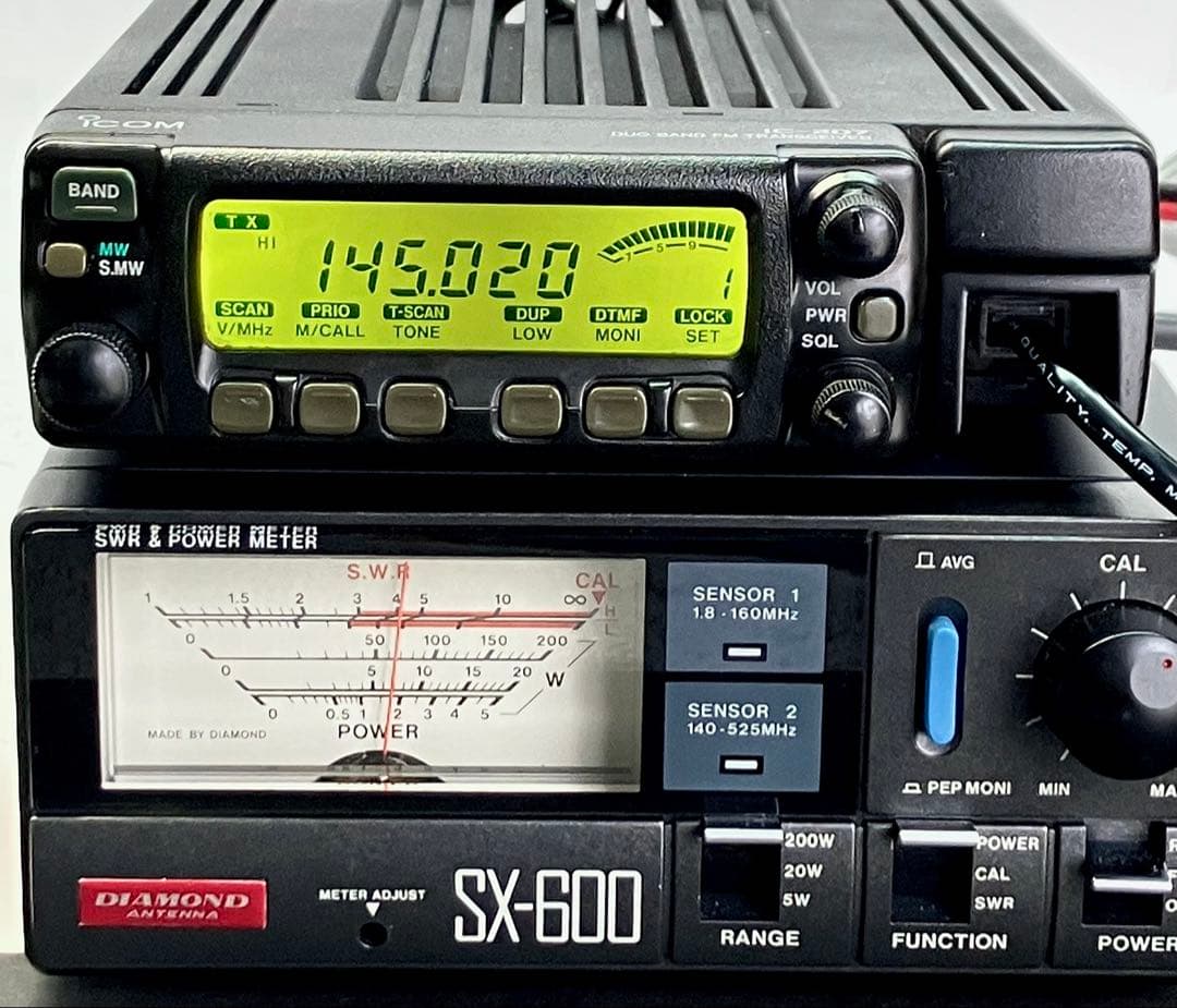 アイコム IC-207D 50w/35w アマチュア無線機 アマチュア無線