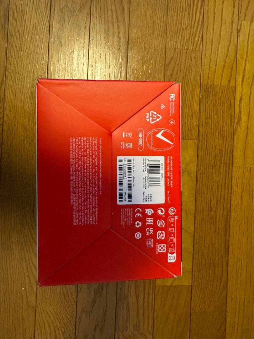 HYPERX ホワイト コンデンサーマイク