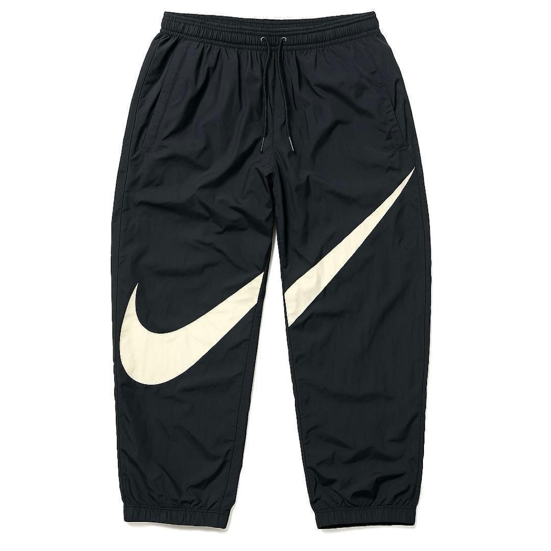 ナイキ　スウッシュ　ウーブンジャケット　パンツ　セットアップ　2XL ブラック