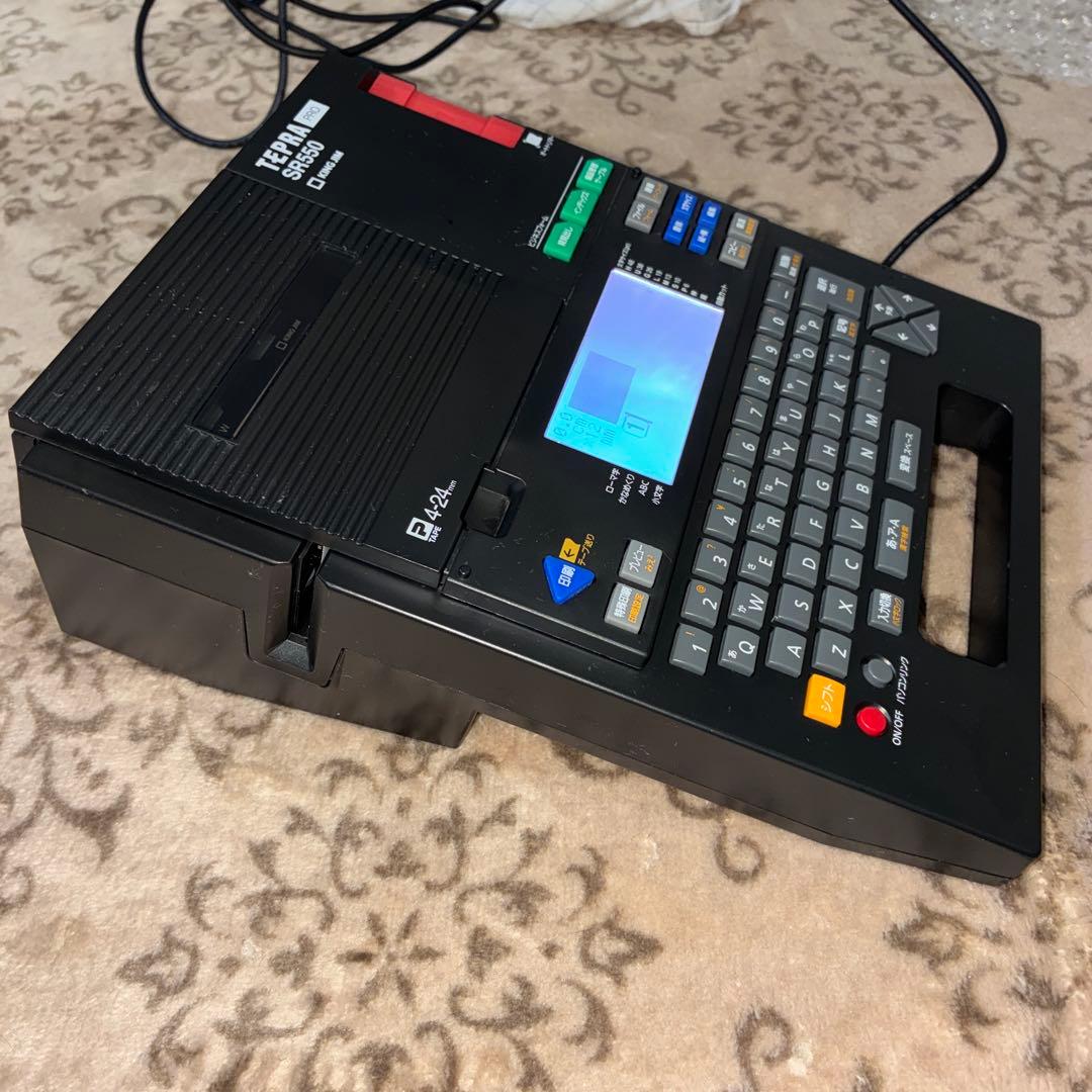 動作ok！KING JIM TEPRA SR550 テプラ 電源付