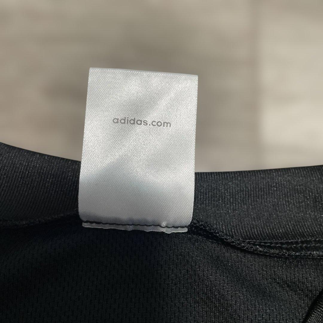 極美品 Adidas ラグビー ALL BLACKS 総黒 DRY Tシャツ