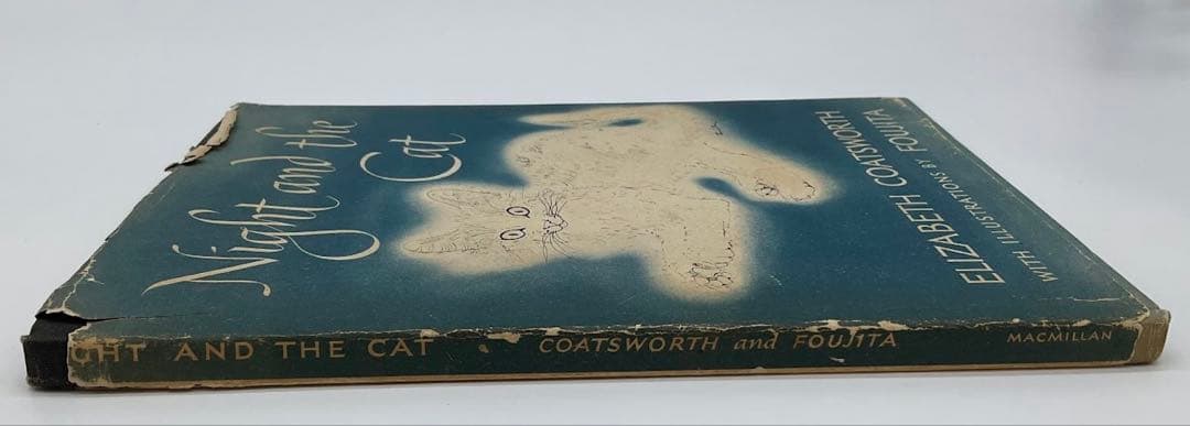 初版1950年『夜と猫』藤田嗣治 挿絵12点入り 経年あり 希少 挿絵本