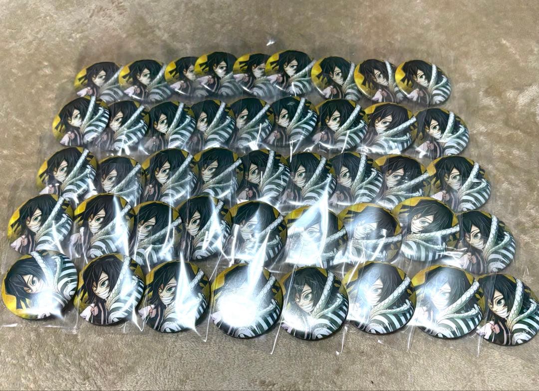 【バラ売り〇】 伊黒小芭内 ワールドツアー キービジュアル 柱稽古 缶バッジ