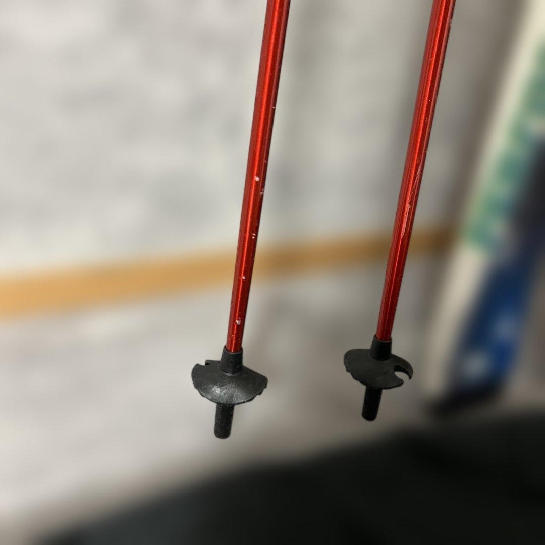 Atomic Performer スキーとLEKI ストック 162 バック付