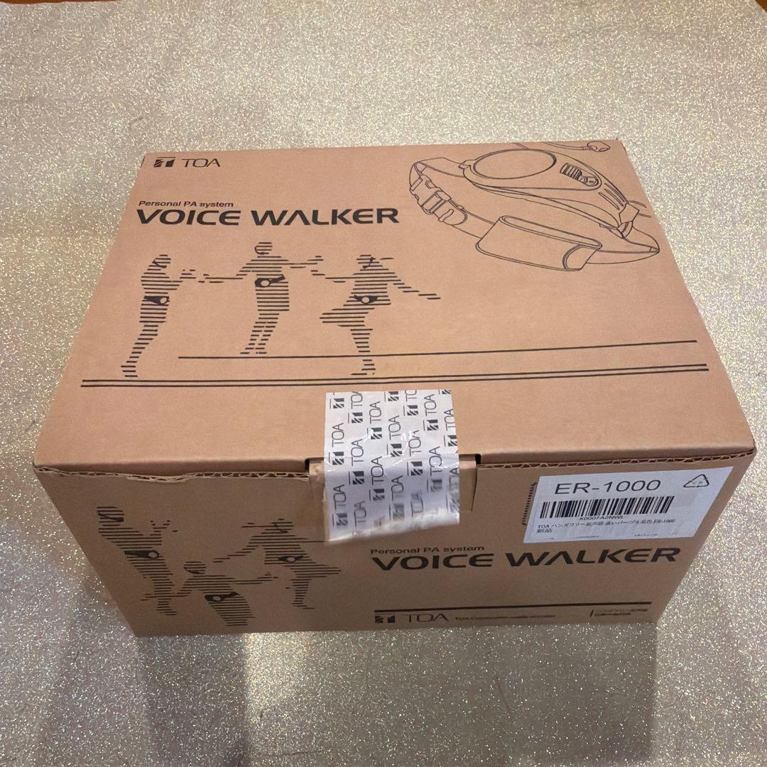 新品未使用　ハンズフリー　拡声器TOA ER-1000 VOICE WALKER