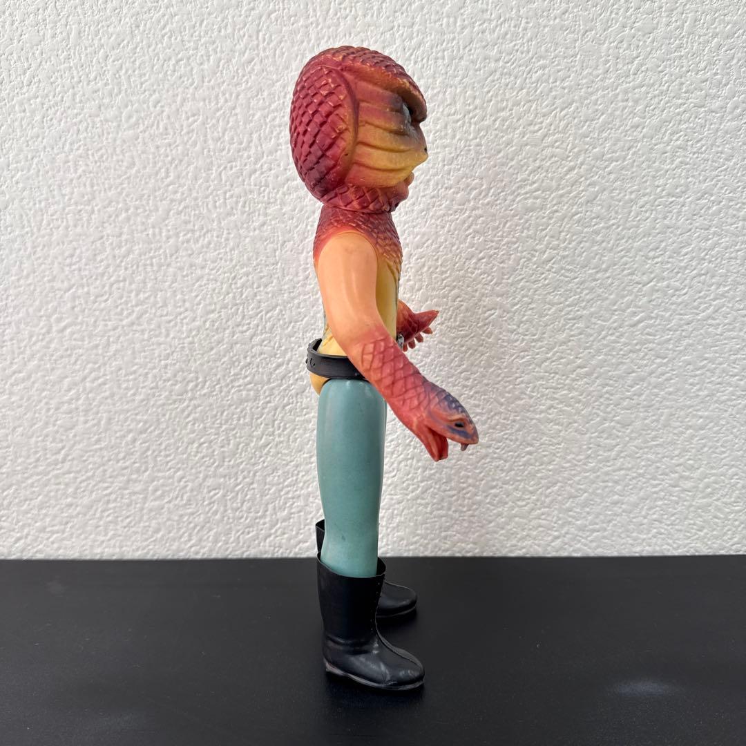 当時物　旧バンダイ　仮面ライダー　怪人　コブラ男　ソフビ