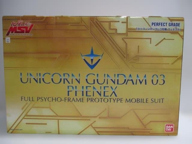 【未組立品】PG　１／６０　ユニコーンガンダム３号機　フェネクス &拡張セット付