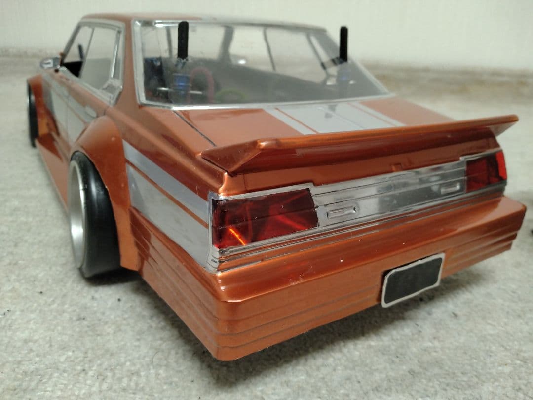 アオシマ 1/10 グラチャン RCボディ 430セドリック 塗装済 美品！