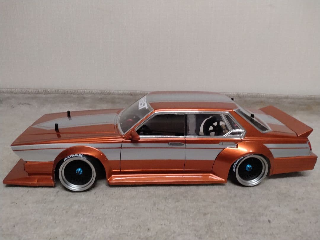 アオシマ 1/10 グラチャン RCボディ 430セドリック 塗装済 美品！