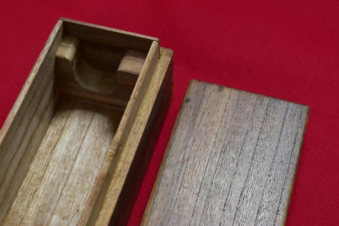 掛軸用桐箱/磨き時代箱/空箱/内寸50.8㎝×5.7㎝/掛軸☆宝船☆AB-218