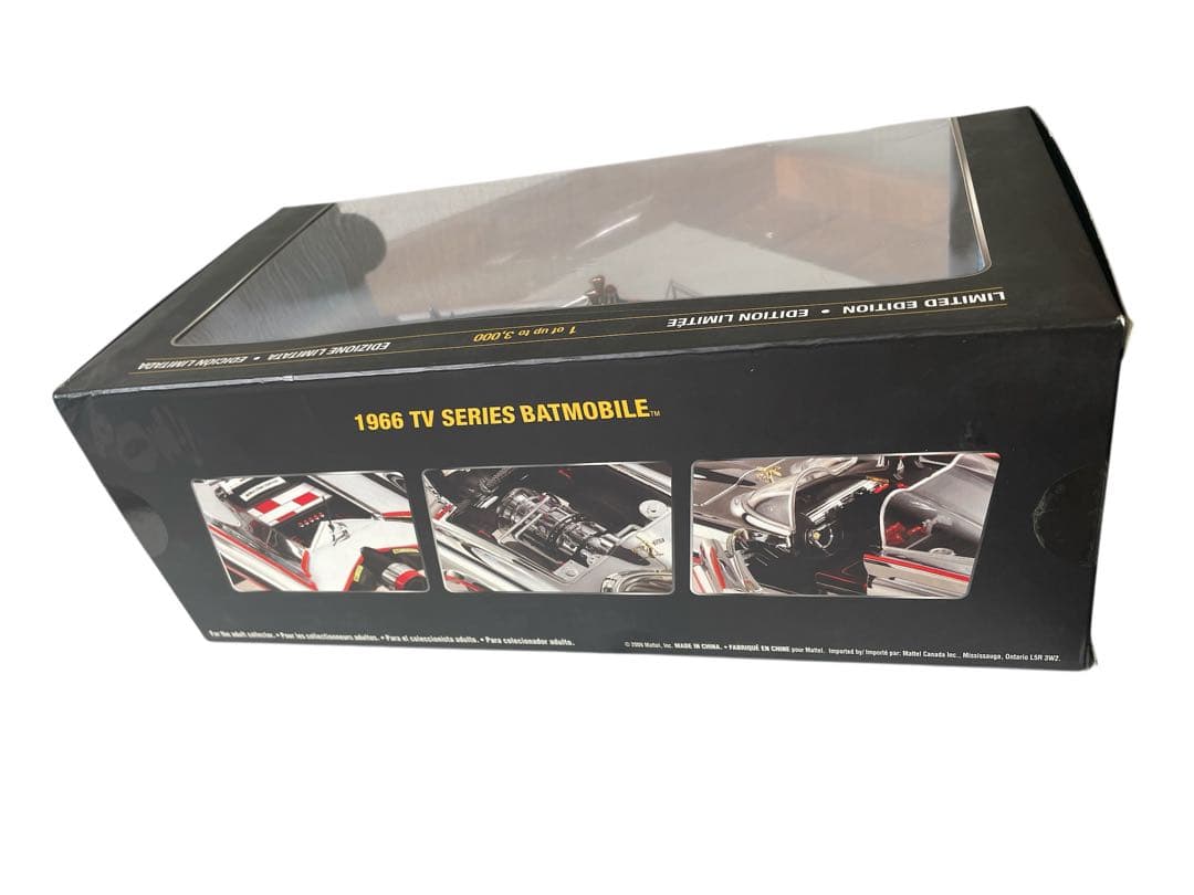 限定3000台　MATTEL 1/18 エリート バットモービル シルバーメッキ