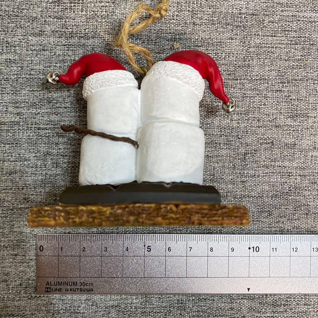 こ*ん様 雪だるまのクリスマスオーナメント7体