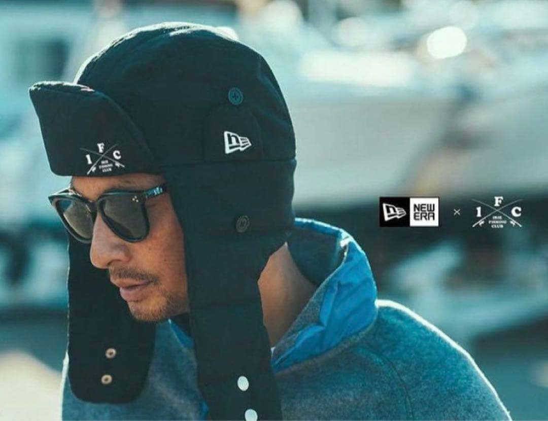 アイリーフィッシングクラブ×new era トラッパーキャップ