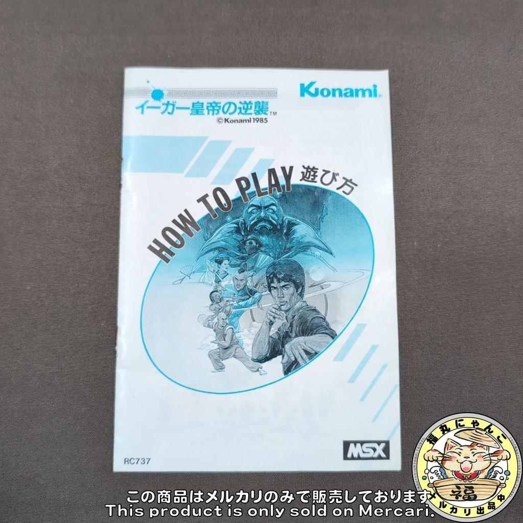 【レア】イーガー皇帝の逆襲 イーアルカンフー2　MSX ROMソフト