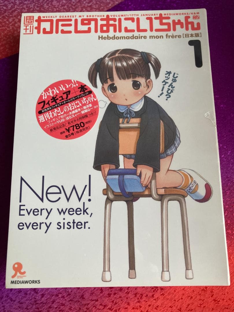 週刊 わたしのおにいちゃん 1-5巻+特別増刊号+プレビュー版フィギュア+BOX