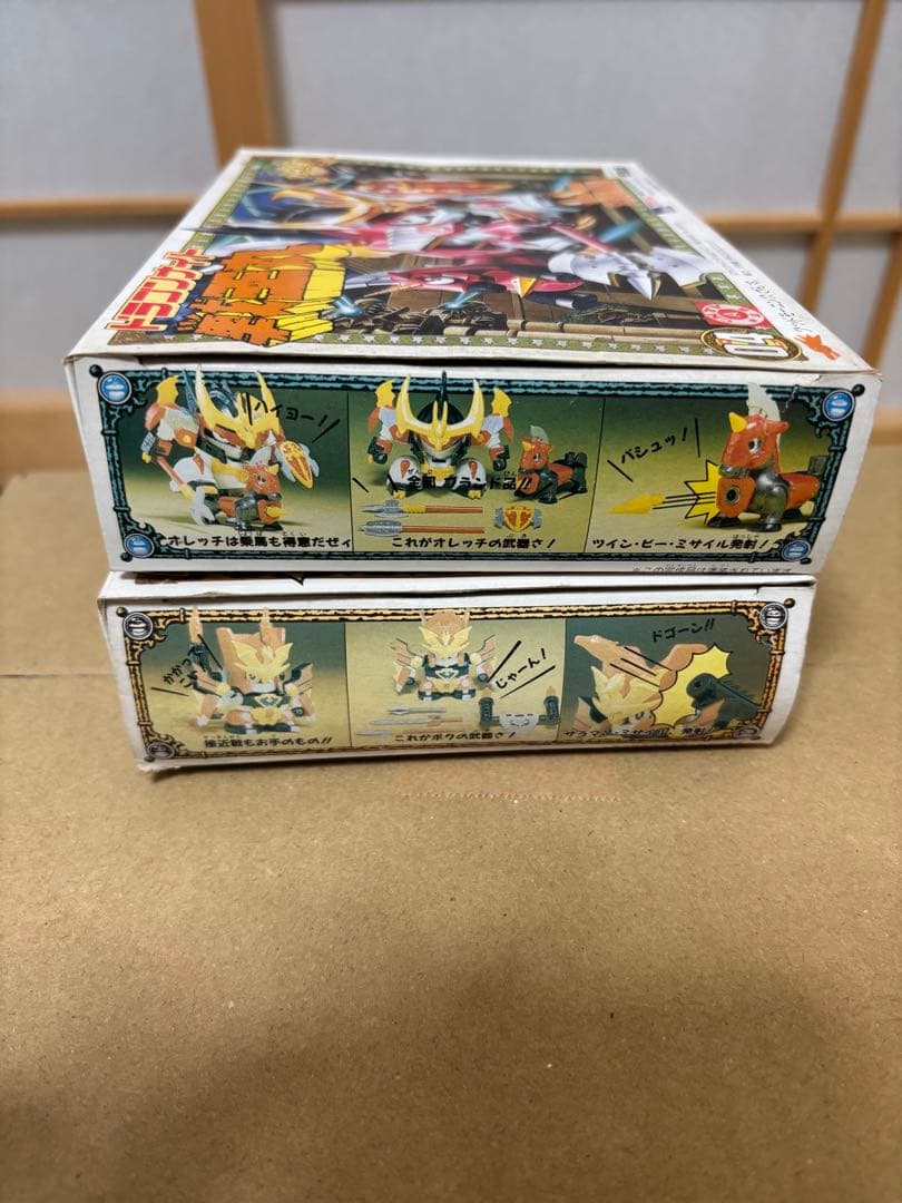 【当時物・完成品箱説付】パロ伝 ドラゴンナイト 戦王丸＆グランゾート 2体セット