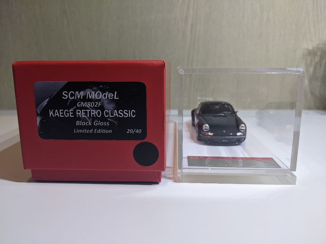 SCM 1/43 ポルシェ 911 964 Singer Black 限定40台