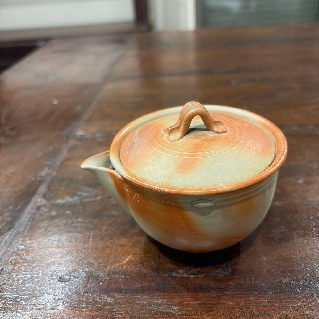 備前焼　宝瓶　煎茶道具