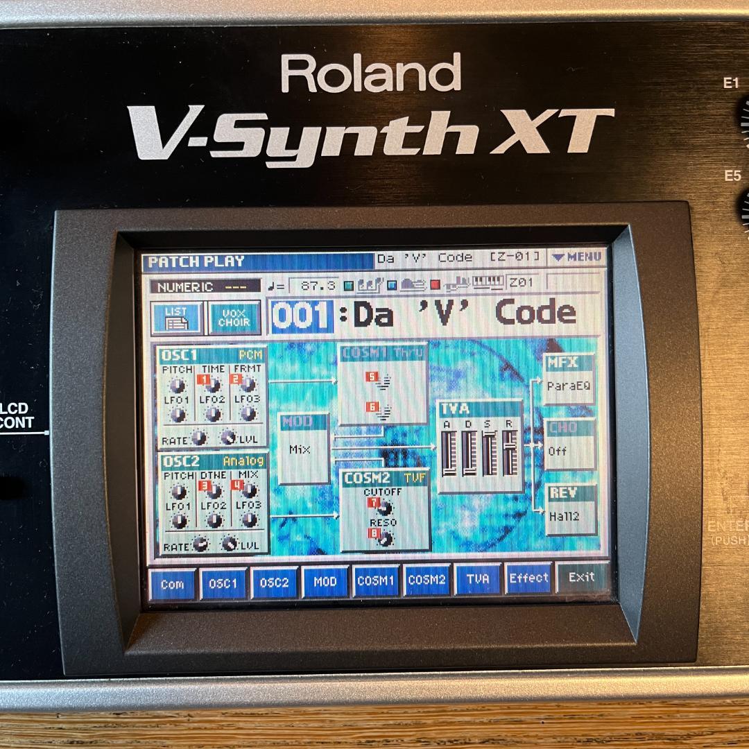 Roland V-SYNTH XT Ver2.0 ラックマウントシンセサイザー