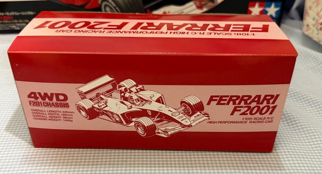 【未組み立て】タミヤ◆フェラーリF2001 1/10スケール 4WD 1/10
