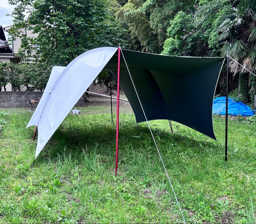 ハビタープ Outdoor Base SKYPAINTER タープポール付き