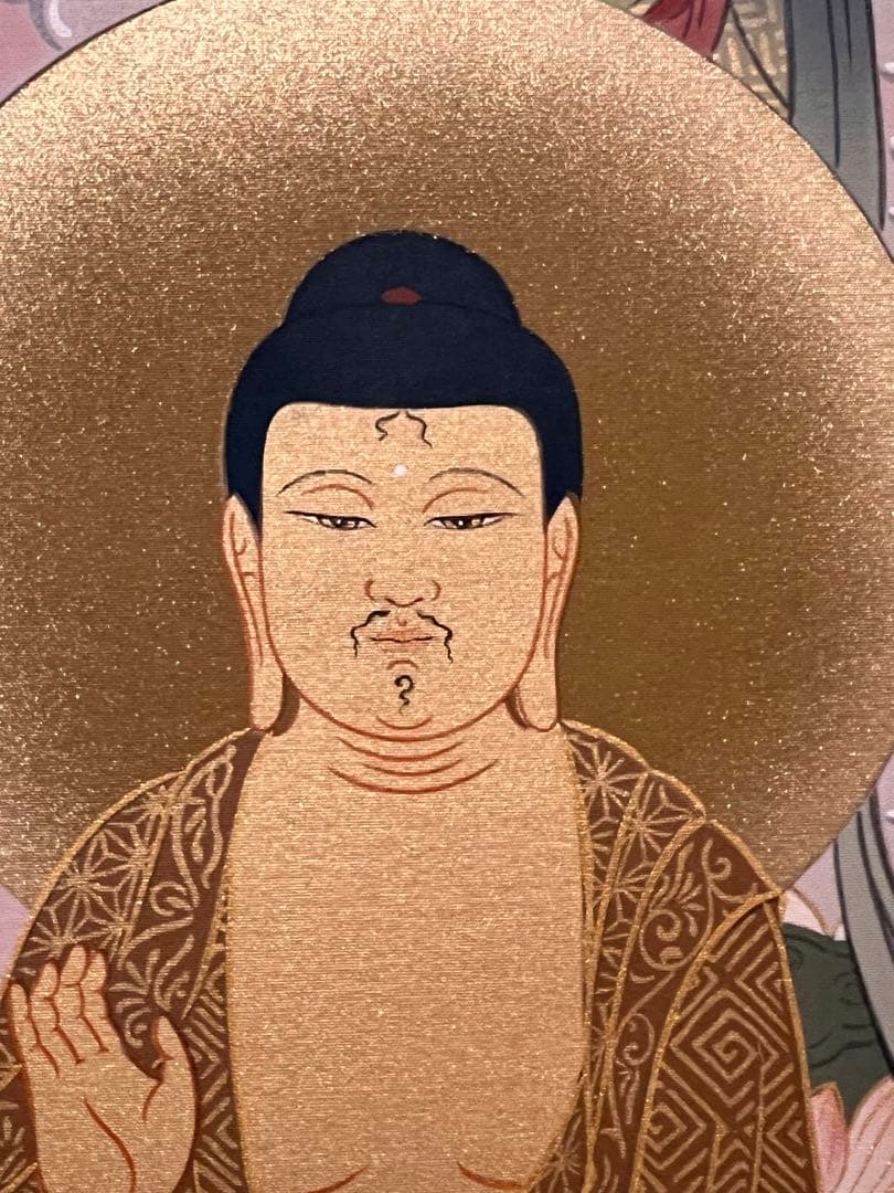 梶井誠海 掛軸 掛け軸「十三佛」仏画仏教美術 菩薩 茶掛 日本画 肉筆 茶掛