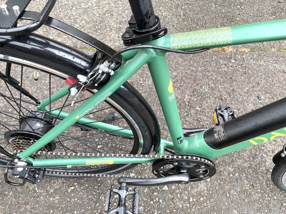 【動作確認済】送料無料BUILTIN電動アシスト自転車 低走行距離283km