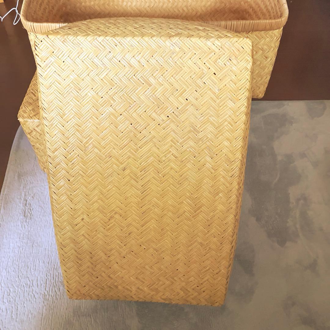 昭和レトロ 中サイズ 行李 クリーニング済み 超美品 ① ③セット