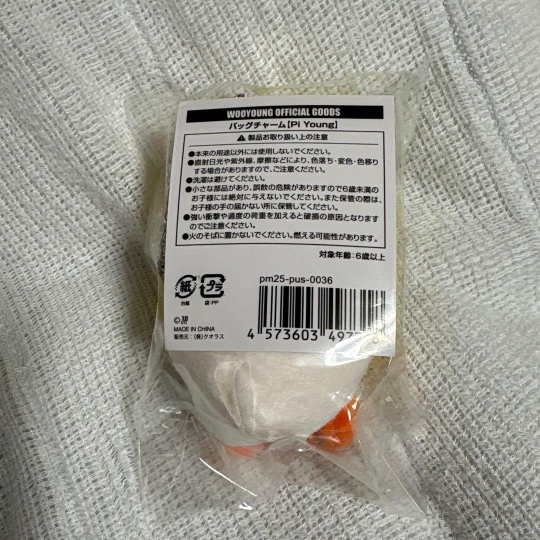 2PM / 2pm ウヨン　公式グッズ　Pi young バッグチャーム2点