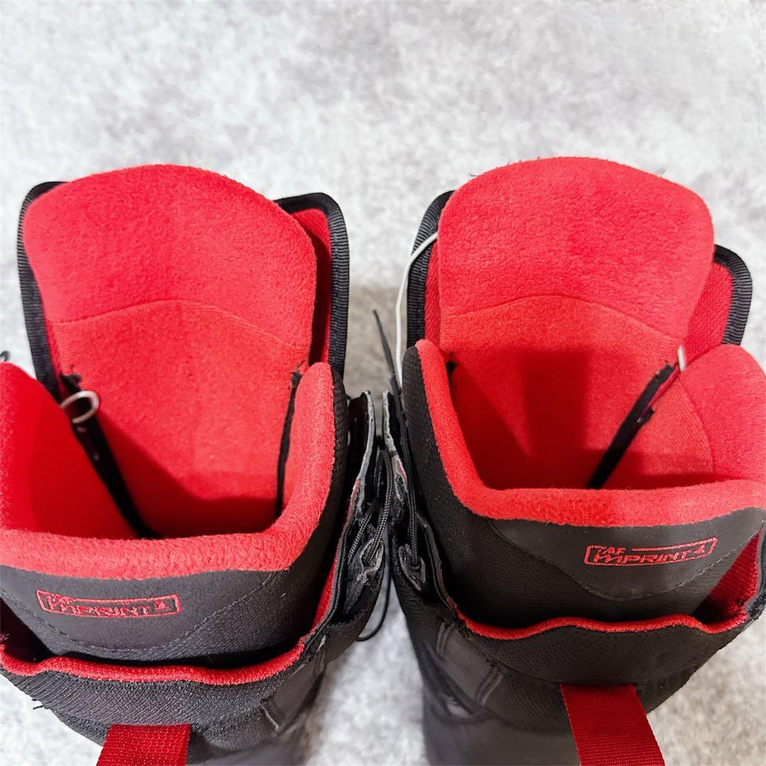 BURTON MOTO 26cm スノーボードブーツ 赤 黒