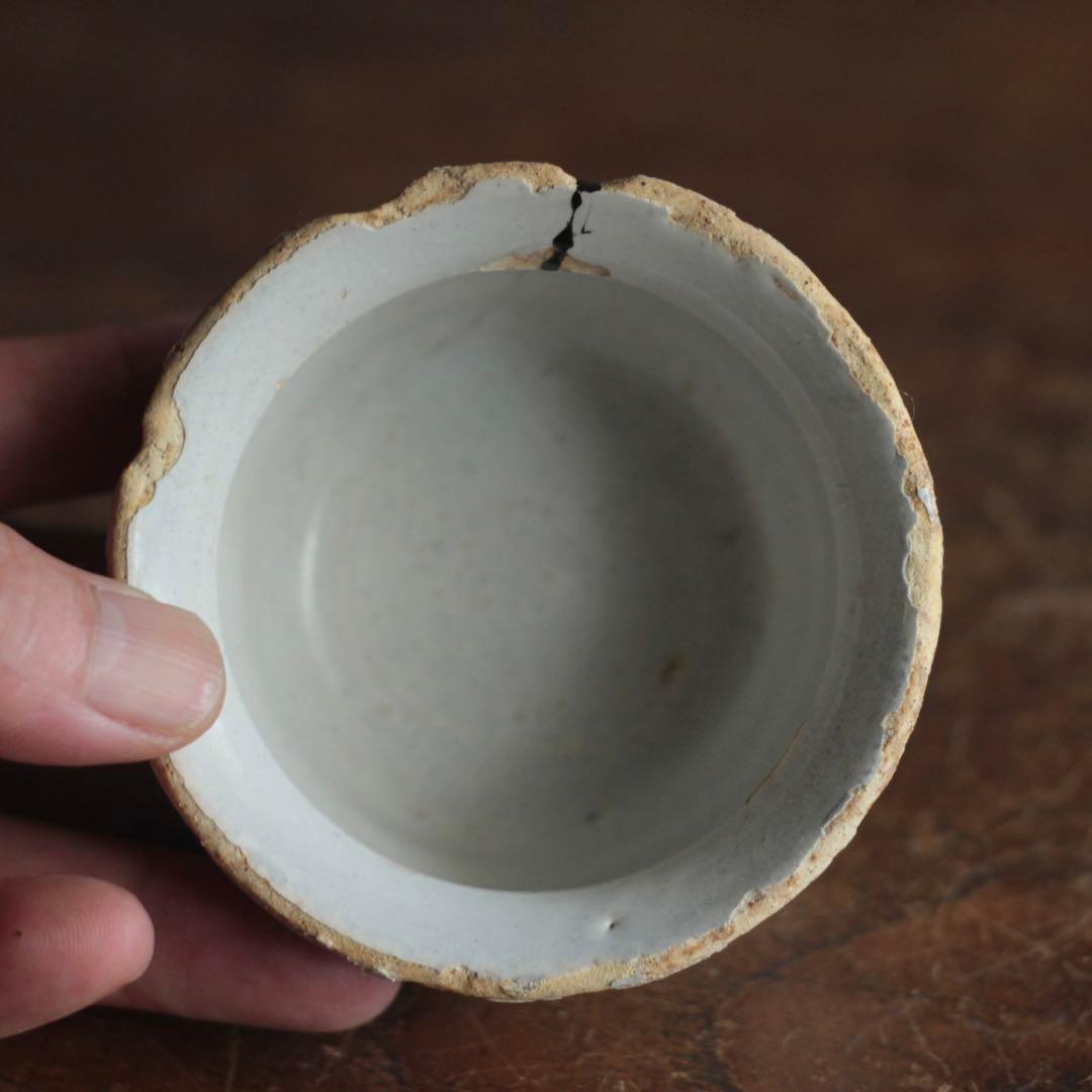 デルフト アルバレロ ぐい呑み 盃 酒器 古美術 古道具 アンティーク