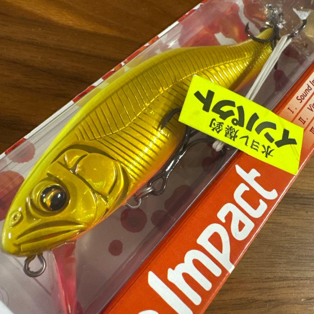 ☆オールド☆レア☆新品☆シマノ　トリプルインパクト120　3個　ゴールド　アユ