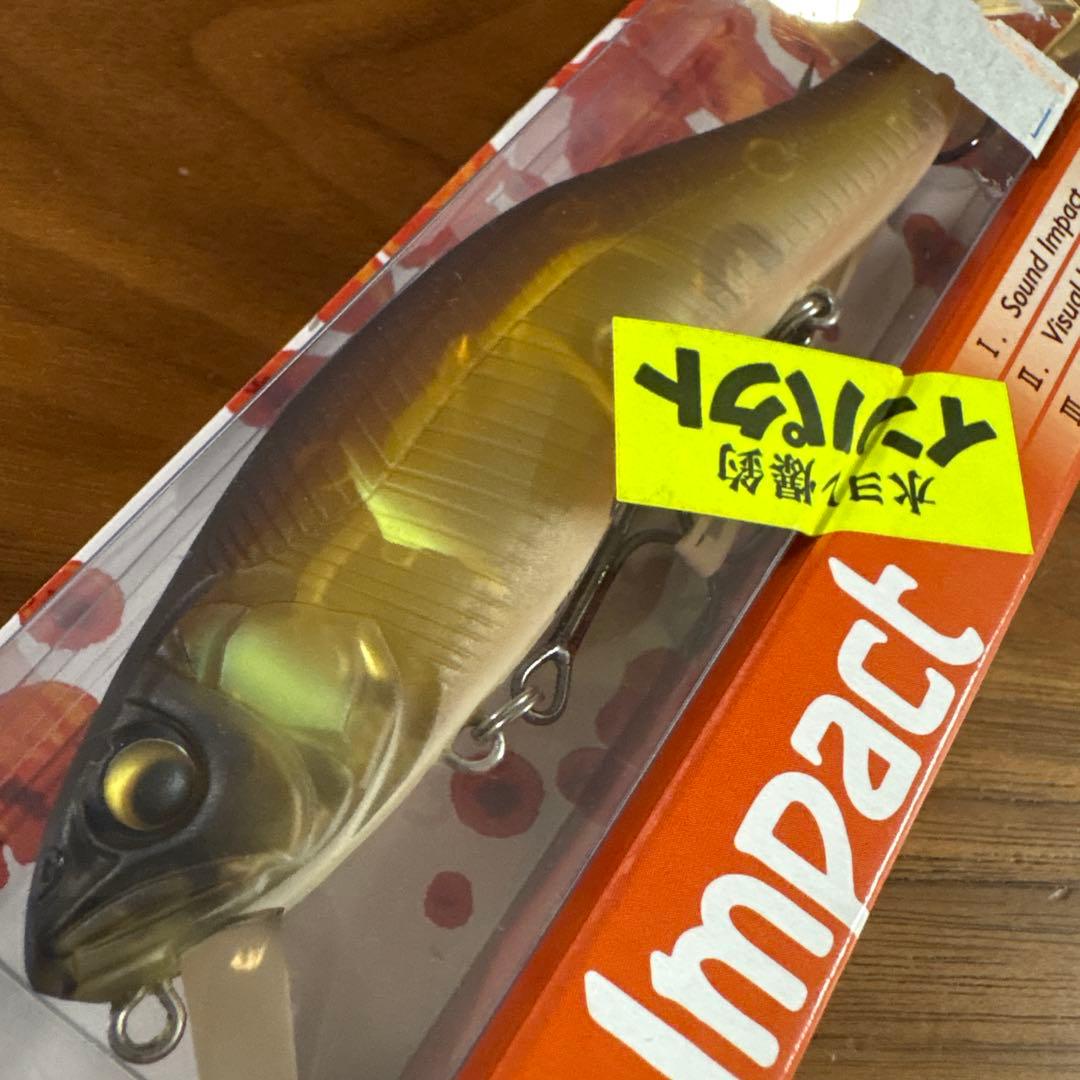 ☆オールド☆レア☆新品☆シマノ　トリプルインパクト120　3個　ゴールド　アユ