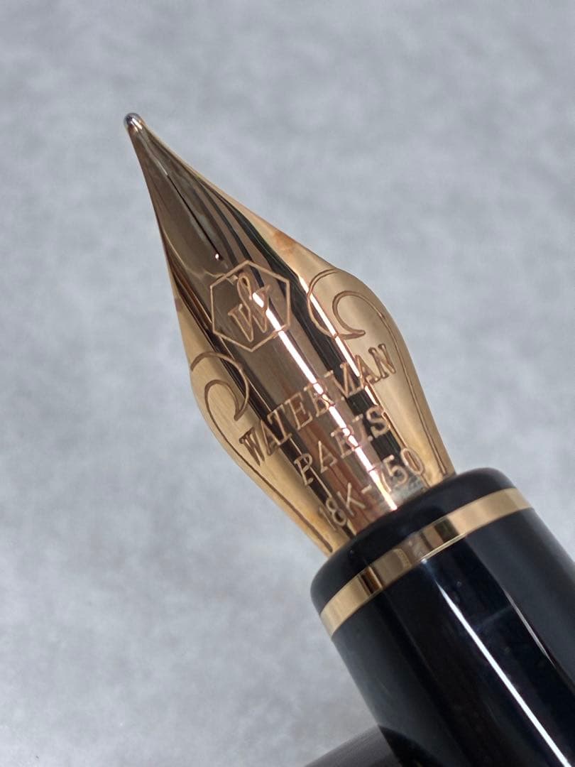 未使用 ウォーターマン 万年筆 レタロン ペン先18K 750 M フランス